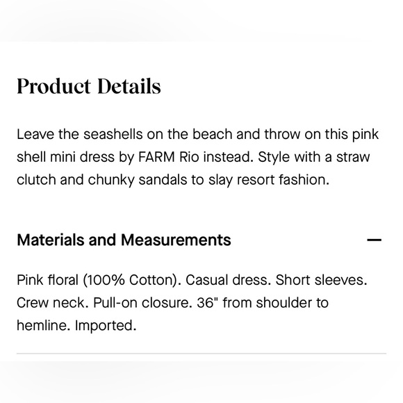 Farm Rio Seashell Minidress, size small - Picture 7 of 7